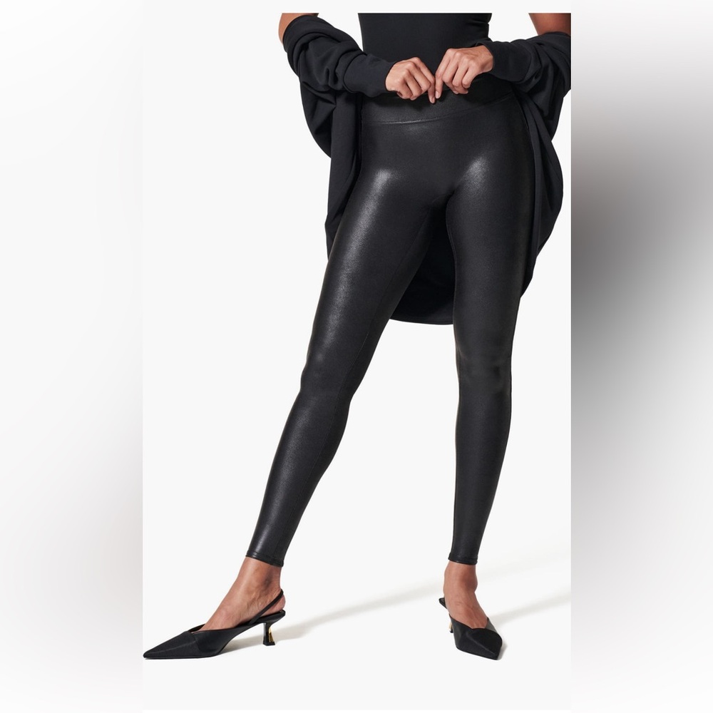 SPANX Faux Leather Leggings